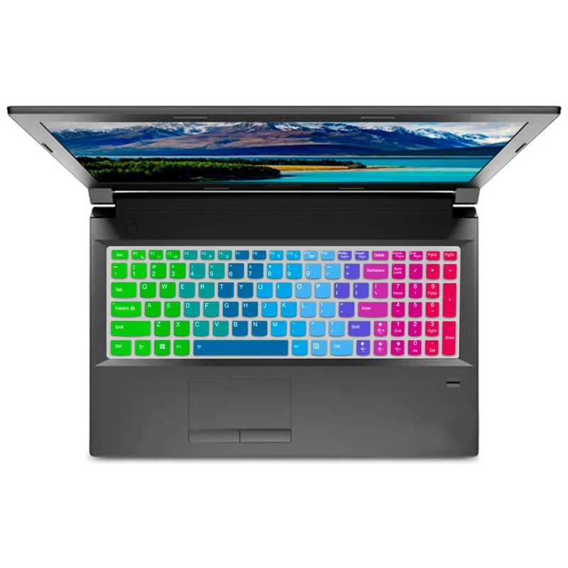 Силиконовая накладка на клавиатуру ноутбука Lenovo по заводской