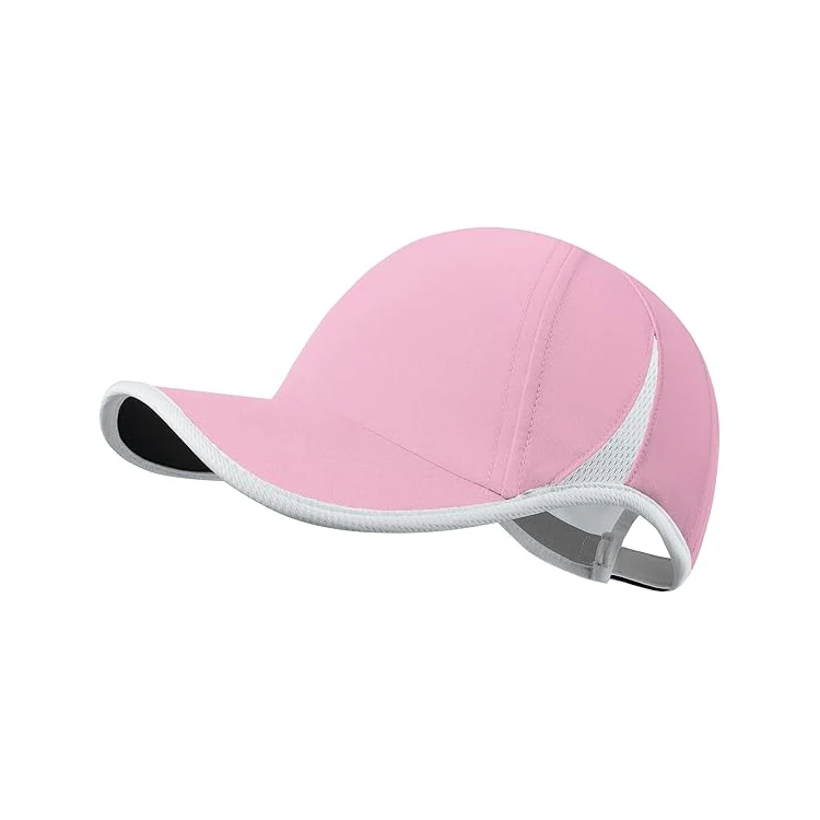 Unisex Performance Running Hat Stretchy Vented Mesh Fabric for Outdoor Workouts Beach Travel Fishing Summer & Winter