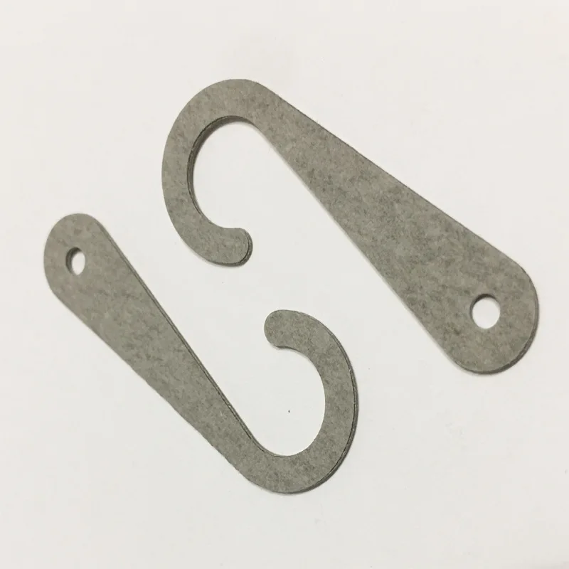 white Eco-friendly Recycled Kraft paper cardboard J Hooks hanger for Sock Hat Underwear Hanging