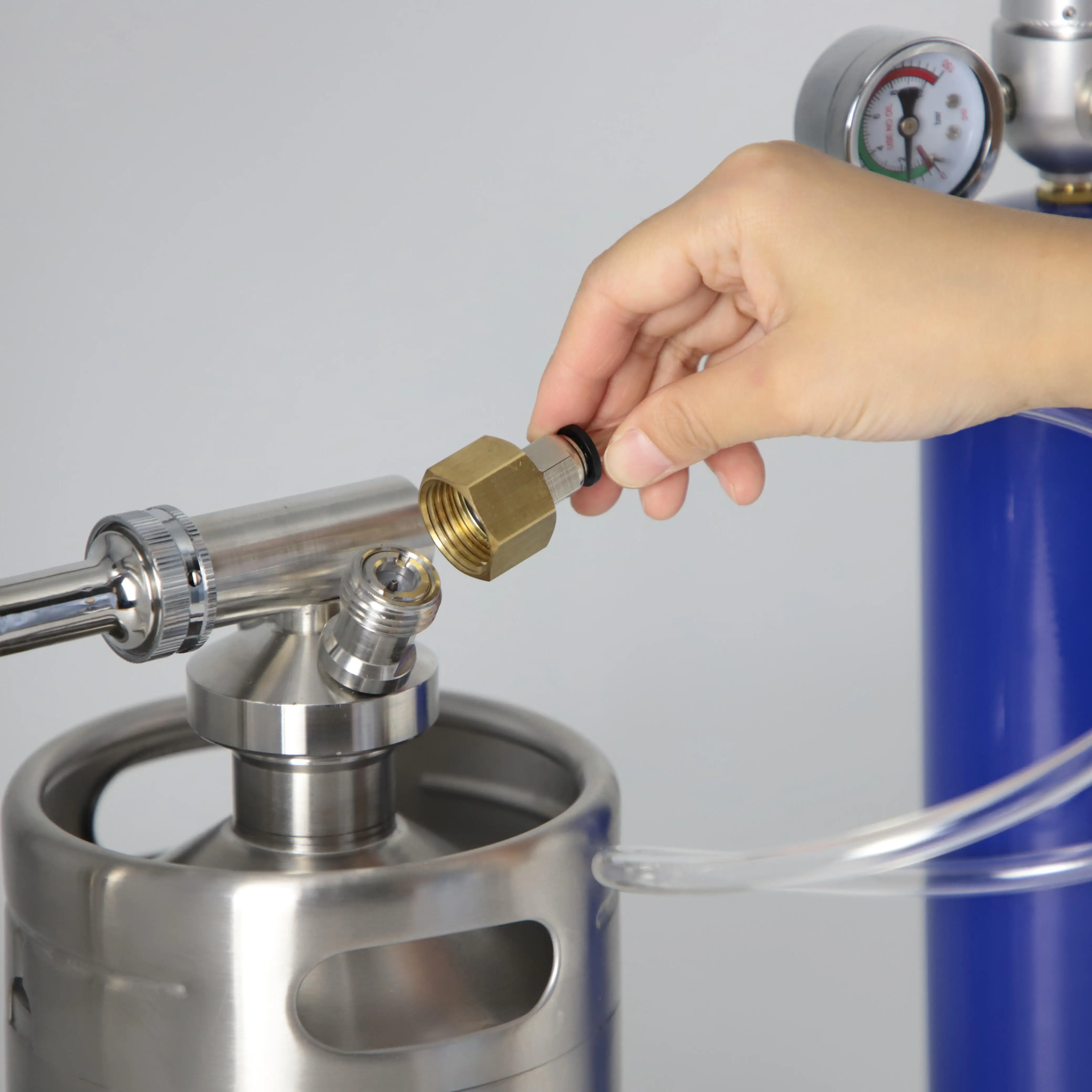 Домашнее варение нержавеющая сталь азотная инфузионная кофейная бочонка нитро холодная кофеварка