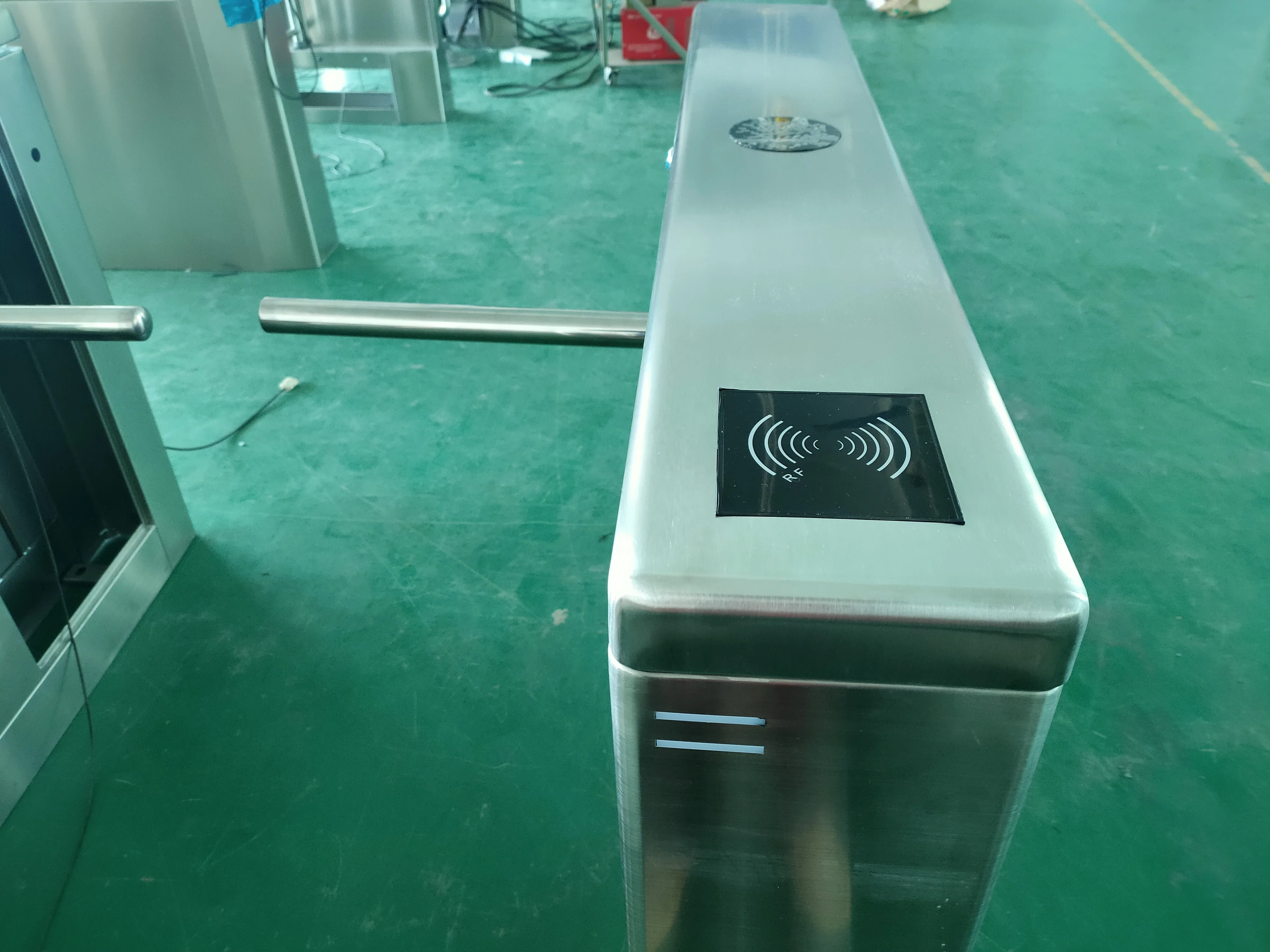 Security Access Control Gate RFID Drop Arm Turnstile