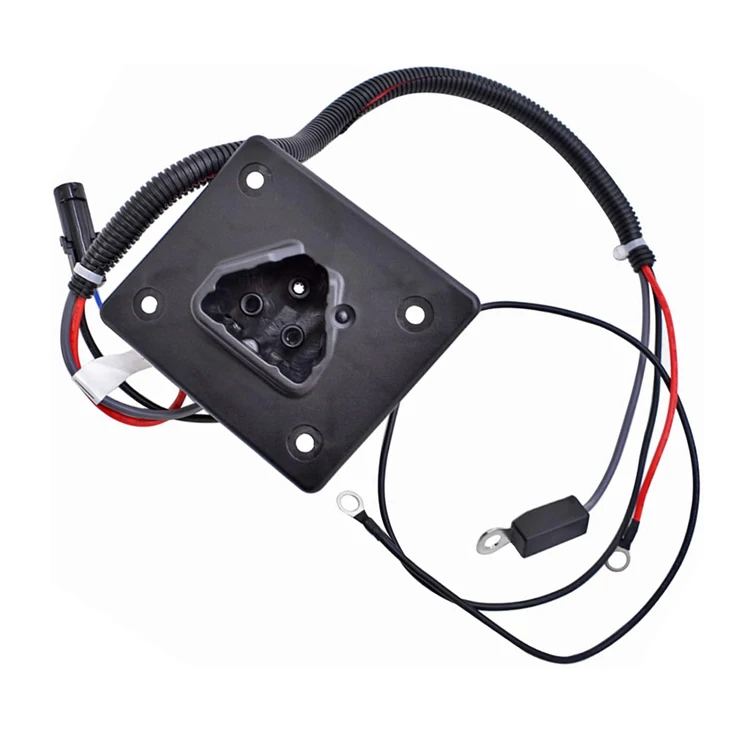 48V Charger Receptacle 602529 Replacement for EZGO TXT/RXV Golf Cart with Wires Delta-Q Charger