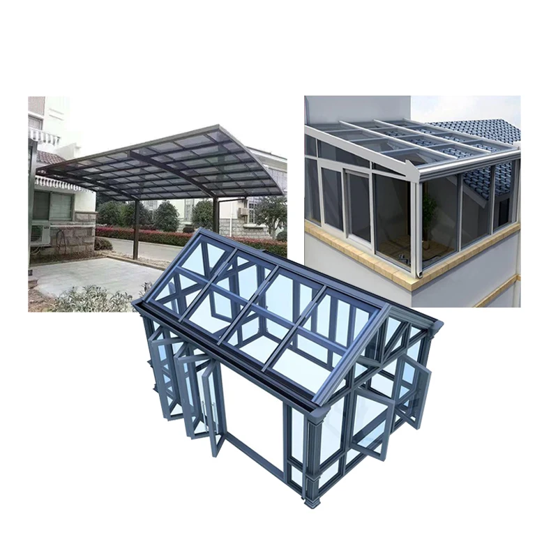 New Design Winter Glass Garden House Price For Sunroom Plastic Sun Room