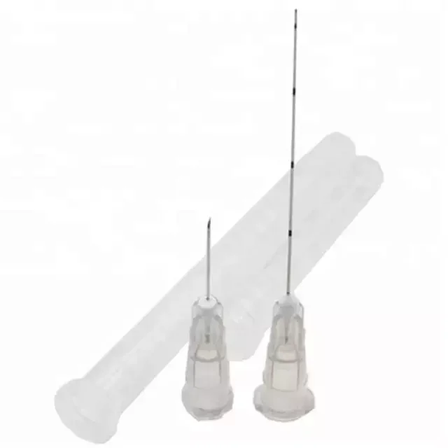 Factory direct sale blunt tip fine micro cannula needle for fillers sizes 18g 21g 22g 23g 25g 27g