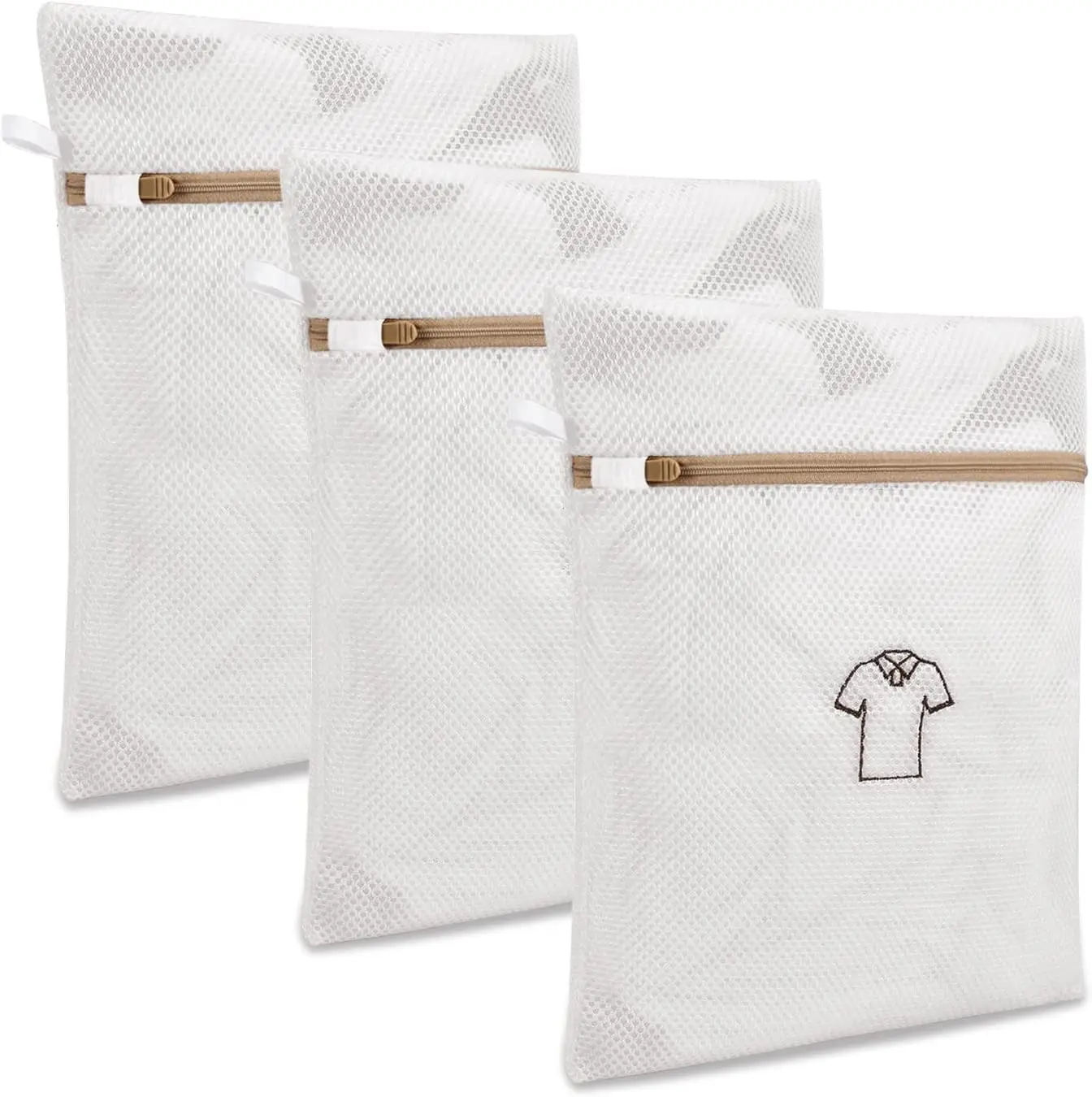 Durable Laundry Mesh Bags With Zipper Washing Bags For Delicate Blouse Hosiery Baby Clothes Travel Organization Bag