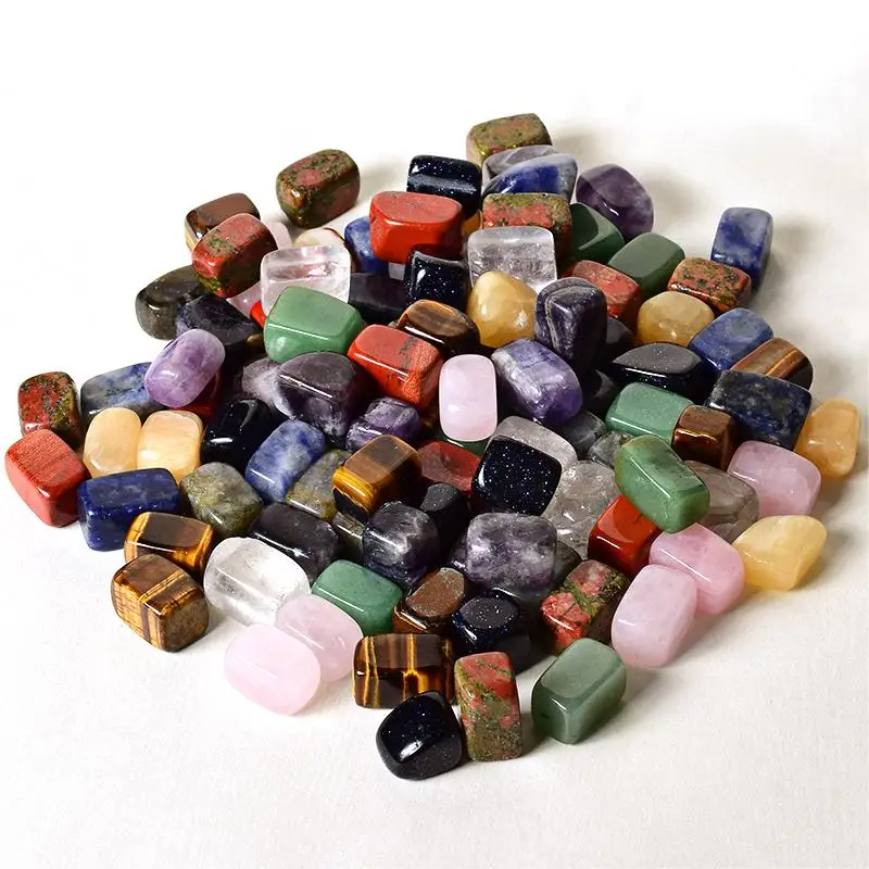 2023 New Arrival Natural Mix Gemstone Polished Tumbled Stone Beads