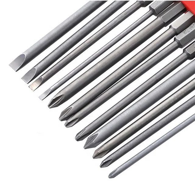 12 in 1  drill screwdriver bit set S5 alloy magnetic materials screwdriver tool set