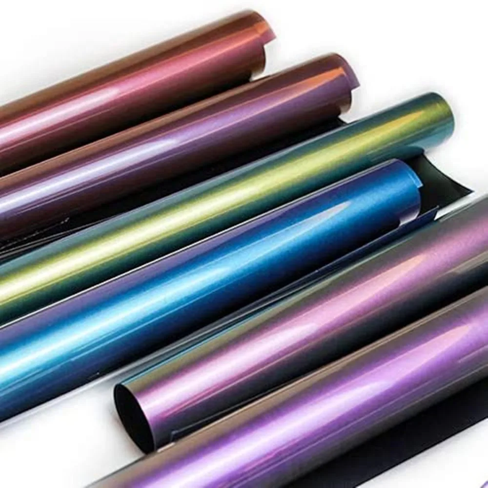 Color Change in Light Chameleon Heat Transfer Vinyl Film For T-shirt