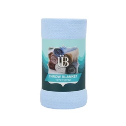 Brillmax Lightweight Waffle Baby Blankets For Hot Sleepers 100% Bamboo Material Waffle Muslin Spandex Throw Baby Blanket Adult