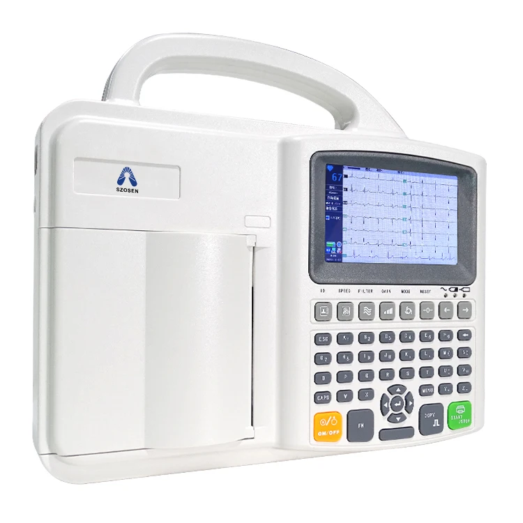 3 Channel ECG/EKG Machine Analysis Digital Electrocardiograph ECG Machine With Cheap Price ECG Machine 3 Channel Portable