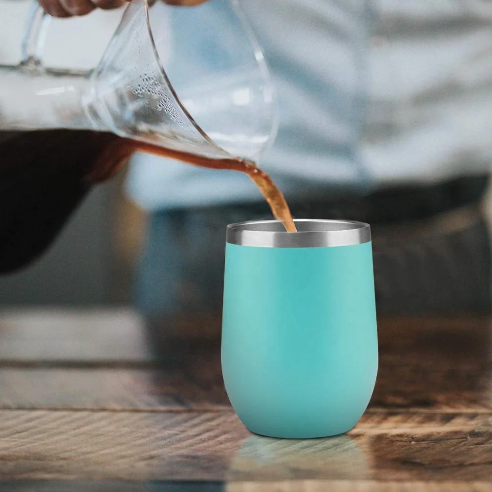 Customize 12 Oz Insulated Stainless Steel Coffee Mug Wine Tumbler Cups