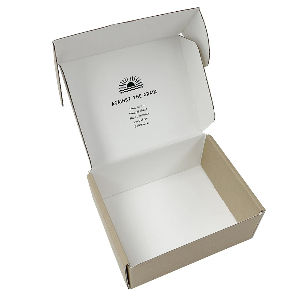 Wholesale Custom Printed LOGO Mailers Folding Gift Paper Box Cardboard Black Shipping Corrugated Packaging Mailer Boxes Custom