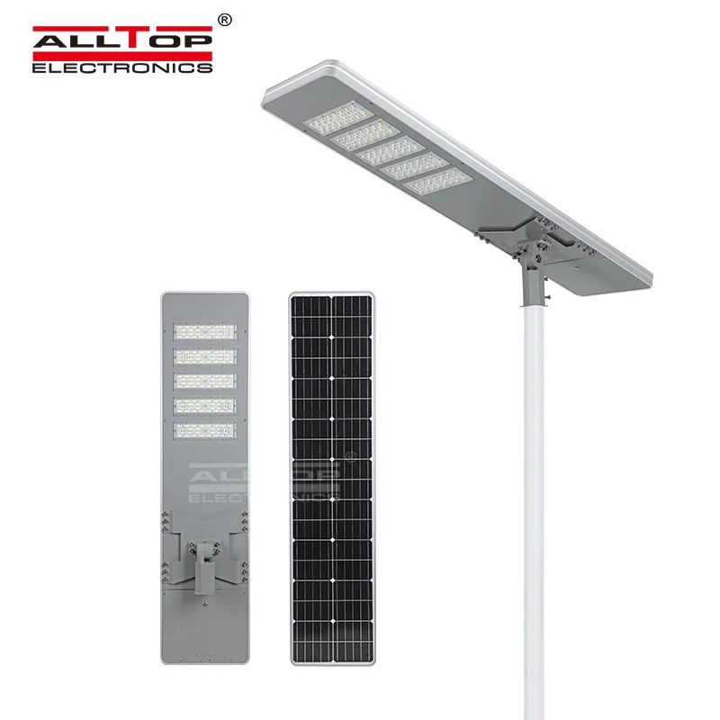 
ALLTOP Outdoor 50 100 150 200 250 watt Wireless IP65 Waterproof Motion Sensor All In One Solar Street Lights 