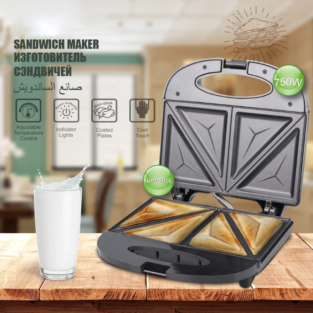 2024 Popular sale portable Electric commercial Stainless Steel Non Stick Hello Kitty appliances durable waffle machine