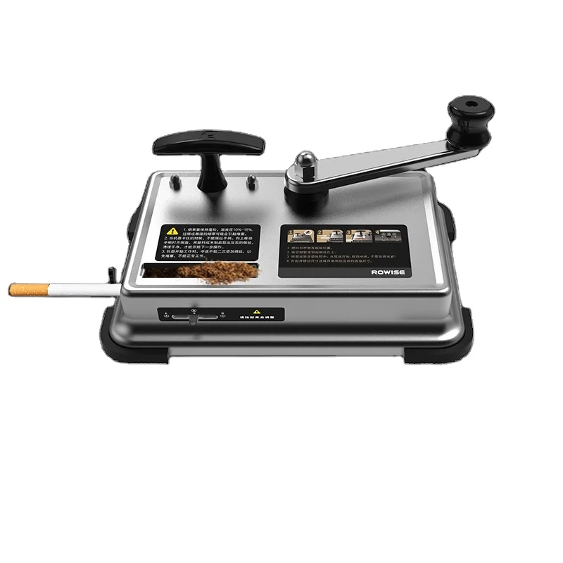 Hot selling Metal manual cigarette rolling machine tobacco with empty cigarette filling machine