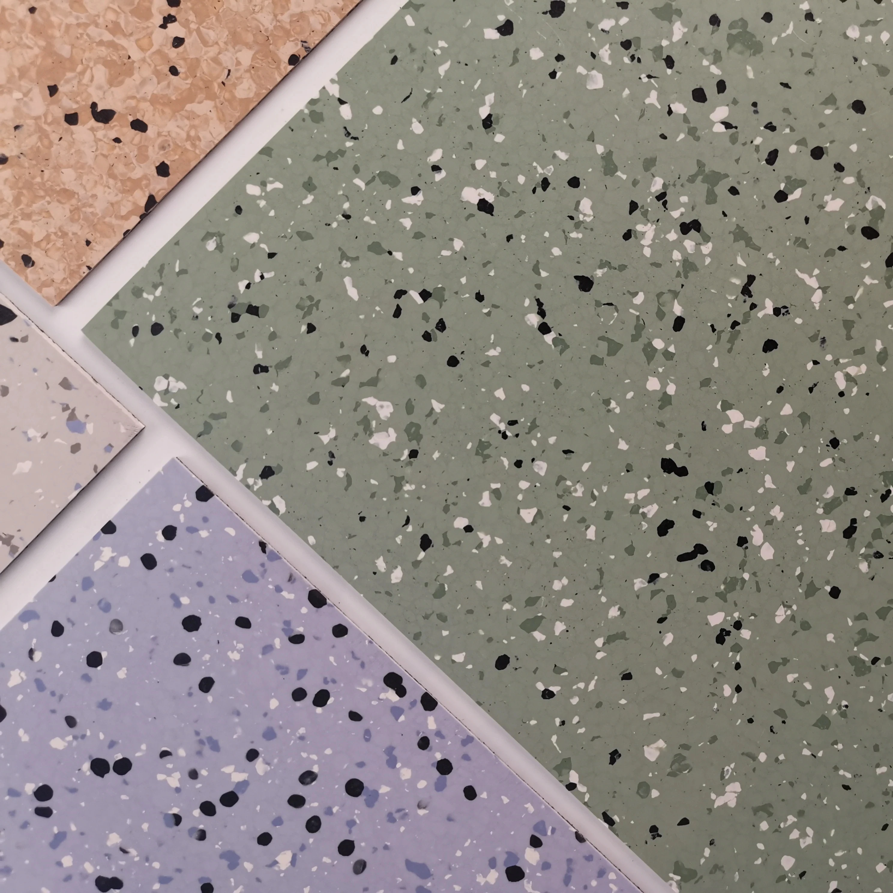 Anti-Static Fire-Proof Flooring Sheet Roll PVC Vinyl 2mm PVC Vinyl Homogeneous Heterogeneous Rolling Floor