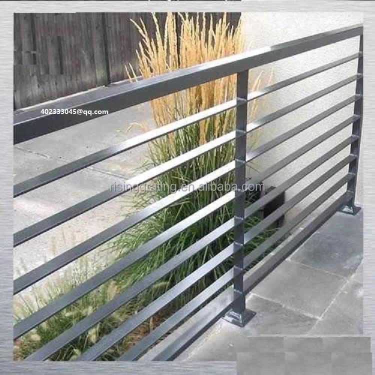 Galvanized stainless steel square pipe stair balcony railing in balustrades & handrails