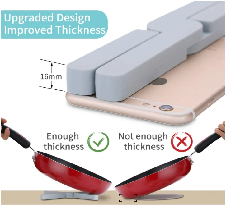 X Shape Creative Folding Insulation Pad Household Kitchen Pot Cups and Dishes Heat Resistant Silicone Antiskid Dining Table Mat