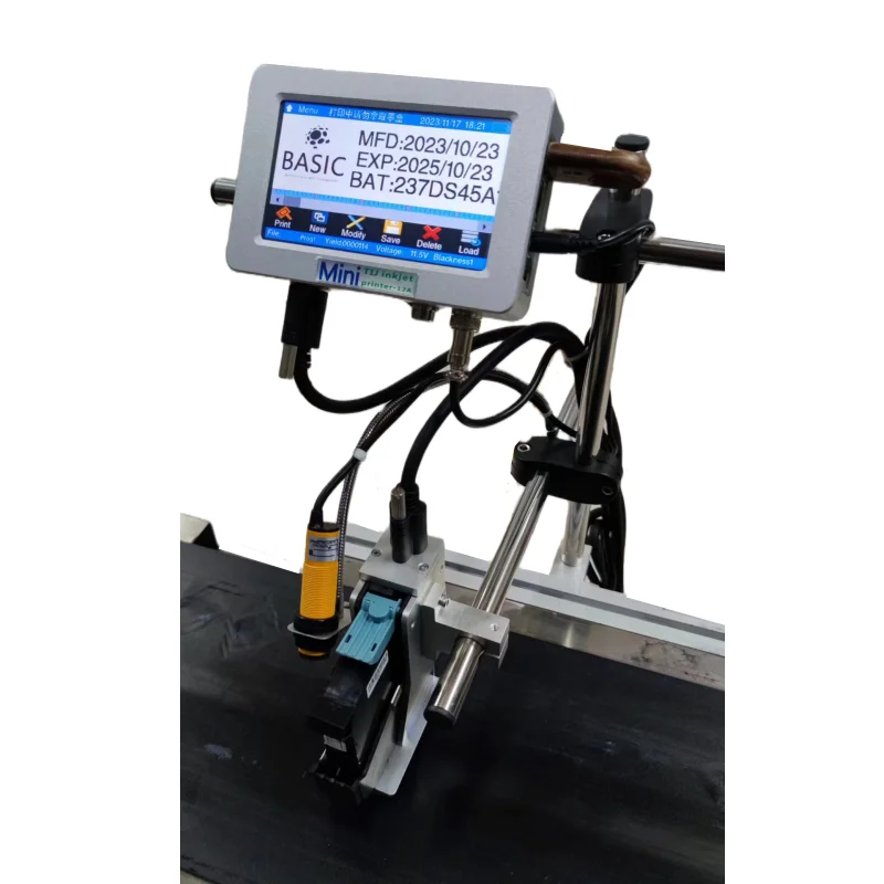 New Listing 5 inch LED Online Batch Coding Thermal Inkjet Printer for Expiry Date Barcode QR code Printing Machine