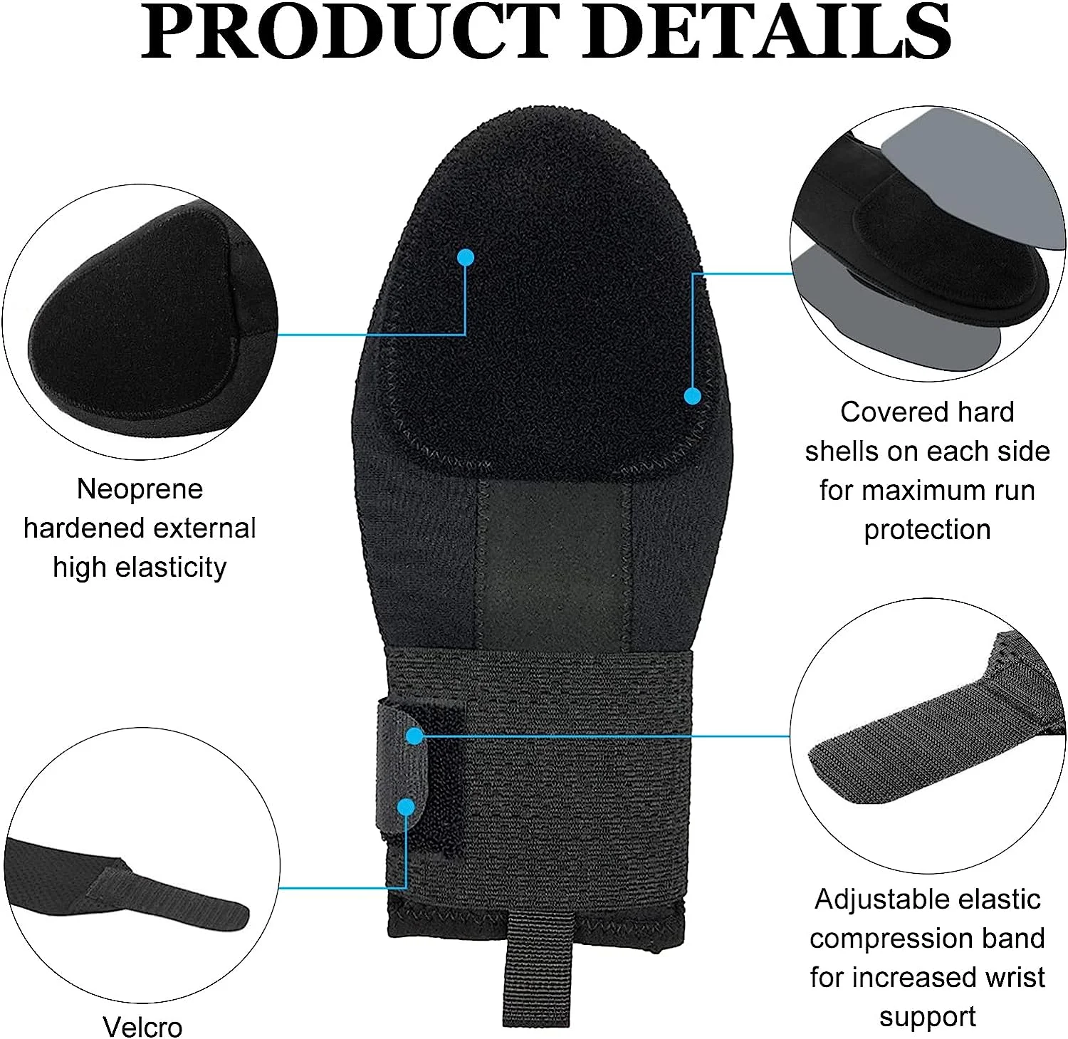 Custom High Quality with Metal Plate Wrist Support Youth Adult Leather Neoprene Sliding Mitt Baseball glove