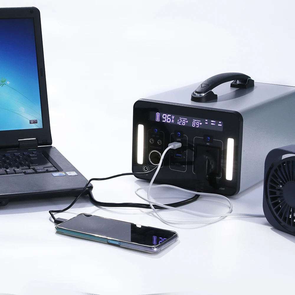 280800 мА/ч, 1000Wh Кабель с разъемом USB типа C AC DC 1000 Вт литиевая батарея, портативное зарядное устройство, станция для кемпинга на открытом воздухе Рыбалка домашней подпорки