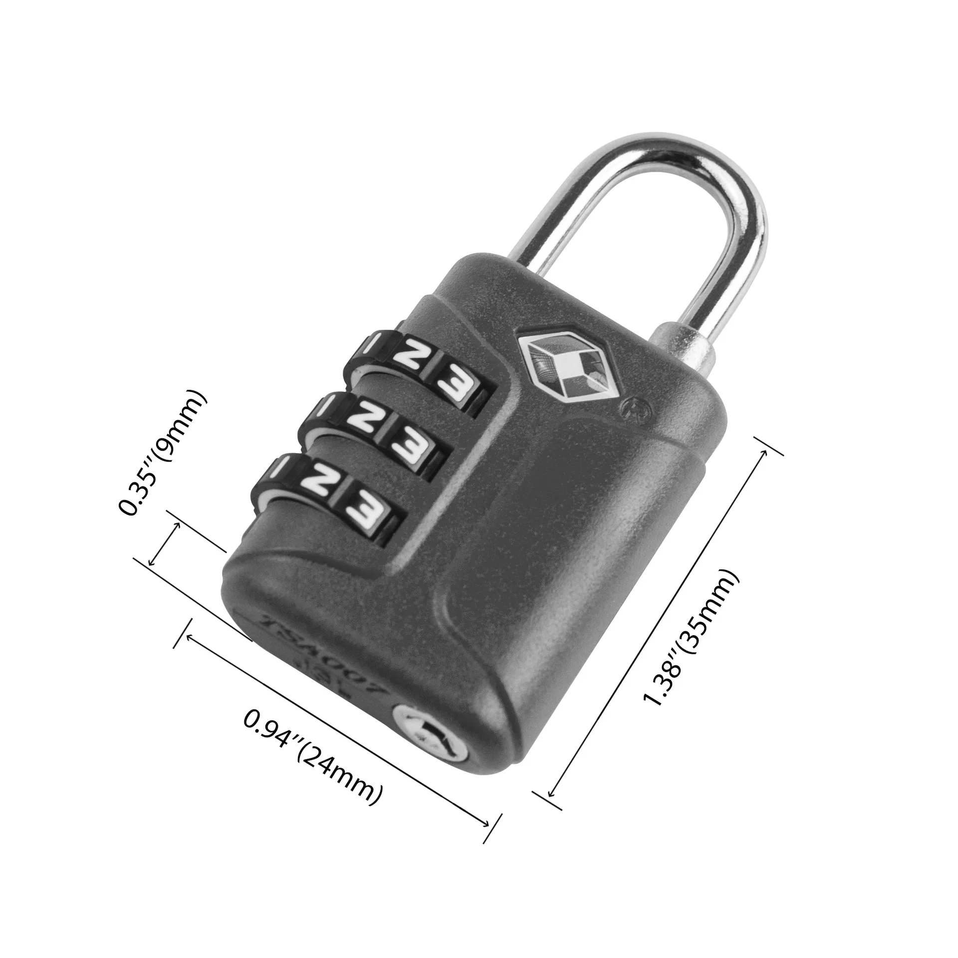 Good Quality Wholesale 3 Number Combination Zinc Alloy Lock Tsa Padlock With Password
