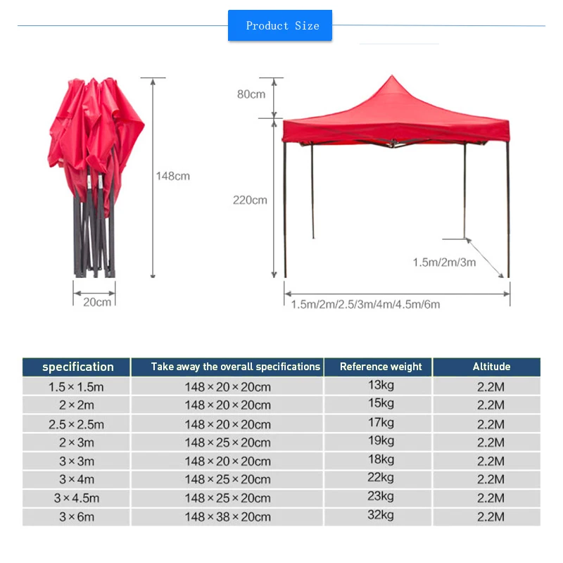 Изготовленный на заказ 10x10ft Deluxe стальной каркас портативный наружный выставочный стенд навес логотипы рекламные мероприятия торговля 10x15 3x6
