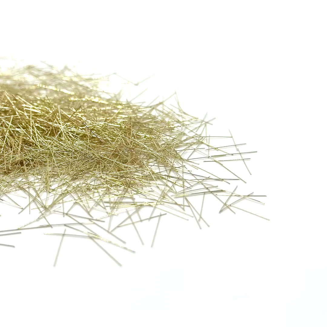 Micro Straight Copper Steel Fiber Reinforced For Prefabricated Component Ultra High Performance Concrete Materials