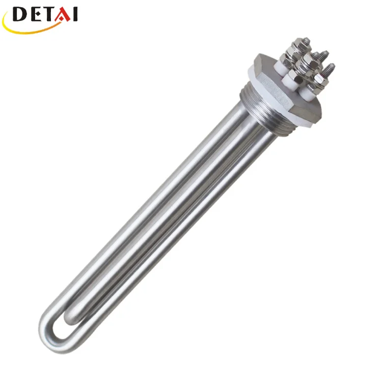 Нагревательный элемент из нержавеющей стали 48 в 1500 Вт DC, погружной нагревательный элемент для воды