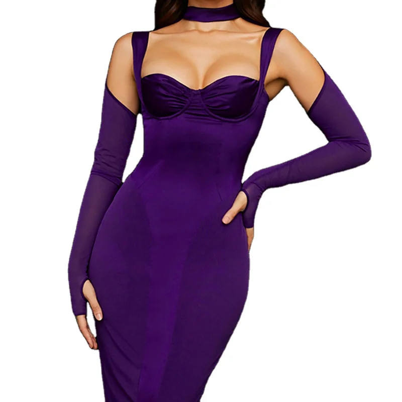 Custom bodycon dresses fashion bandage dress women clothing OEM