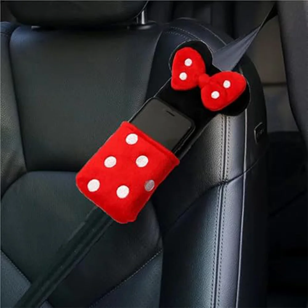 Skin-Friendly Cute Cartoon Car Seat Belt Cover Pads Ultimate Comfortable Seatbelt Pad Children Face Protector