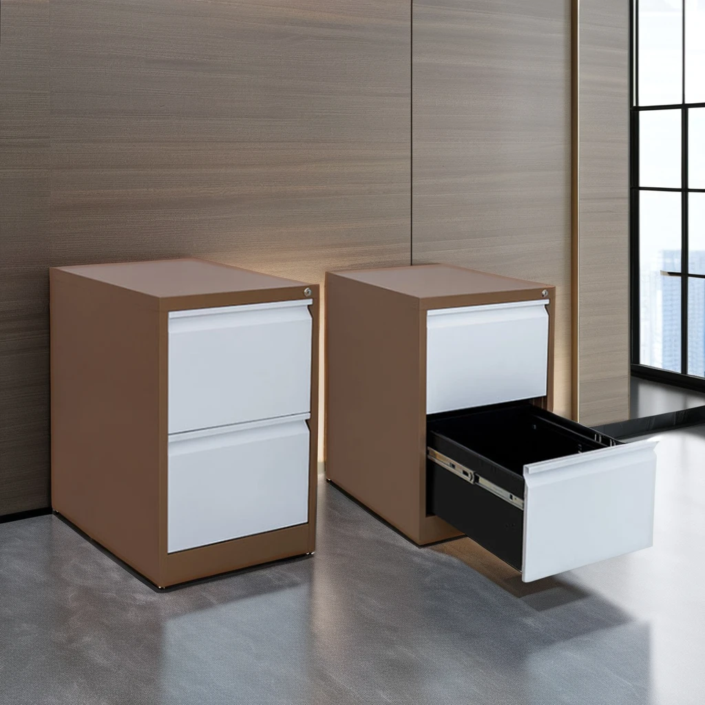 printer stand small low documents a4 paper locks vertical storage office furniture metal steel 2 two drawer filing cabinets