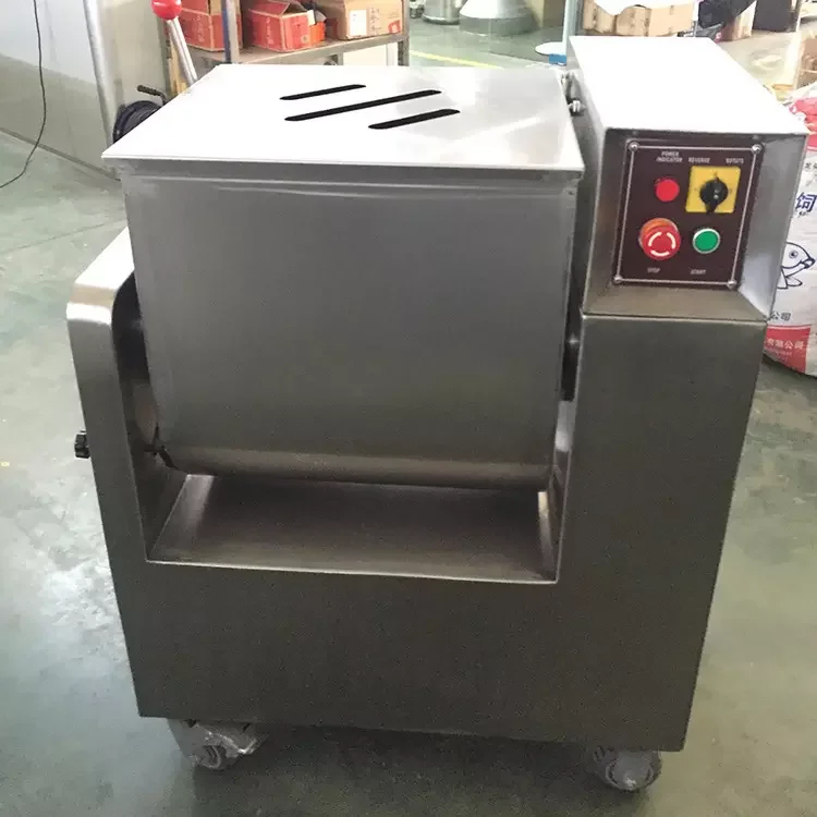 Vertical  Sausage Meat Mixer Stuffing Food Vegetable Meat Pork Beef Blender Compost Mixing Machine