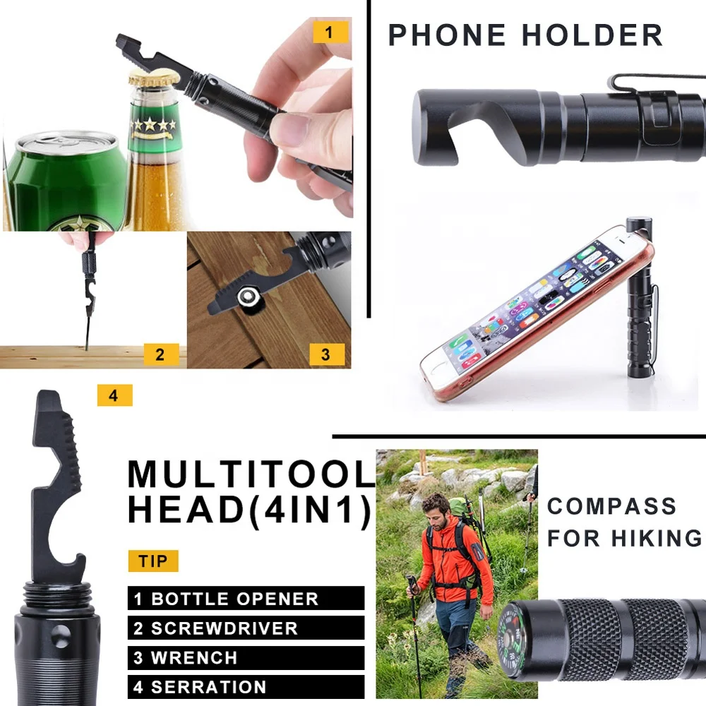
Survival multitool Tactical Pen for self-defense and outdoor, Best gift for Man and Woman 
