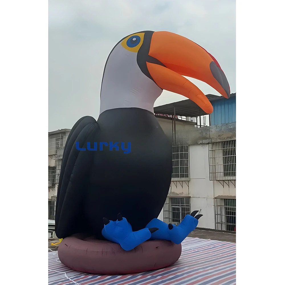 Custom Cartoon Inflatable Model Inflatable Animal Chicken For Advertising