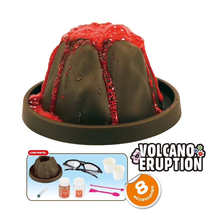 Stem Science Educational Exploding Volcano Volcanic Eruption Toys Game Science Experiment Kit for Kids