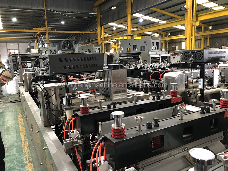 full automatic pe pp three side sealing zipper bag making machine