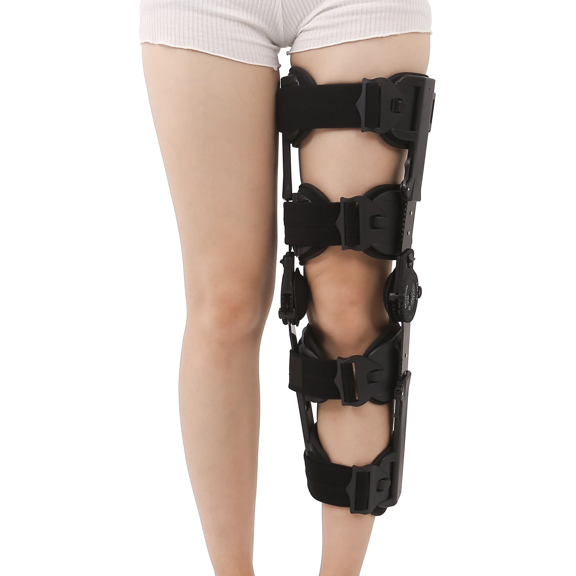 Flexible Hinged Knee Brace Protective Osteoarthritis Features Soft Knee Pads for Pain Relief Rehabilitation