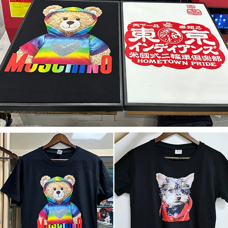 DOMSEM Professional Dual Pallets 6560 industrial Clothes Printing Machine Dtg T-shirt Printer For Sale