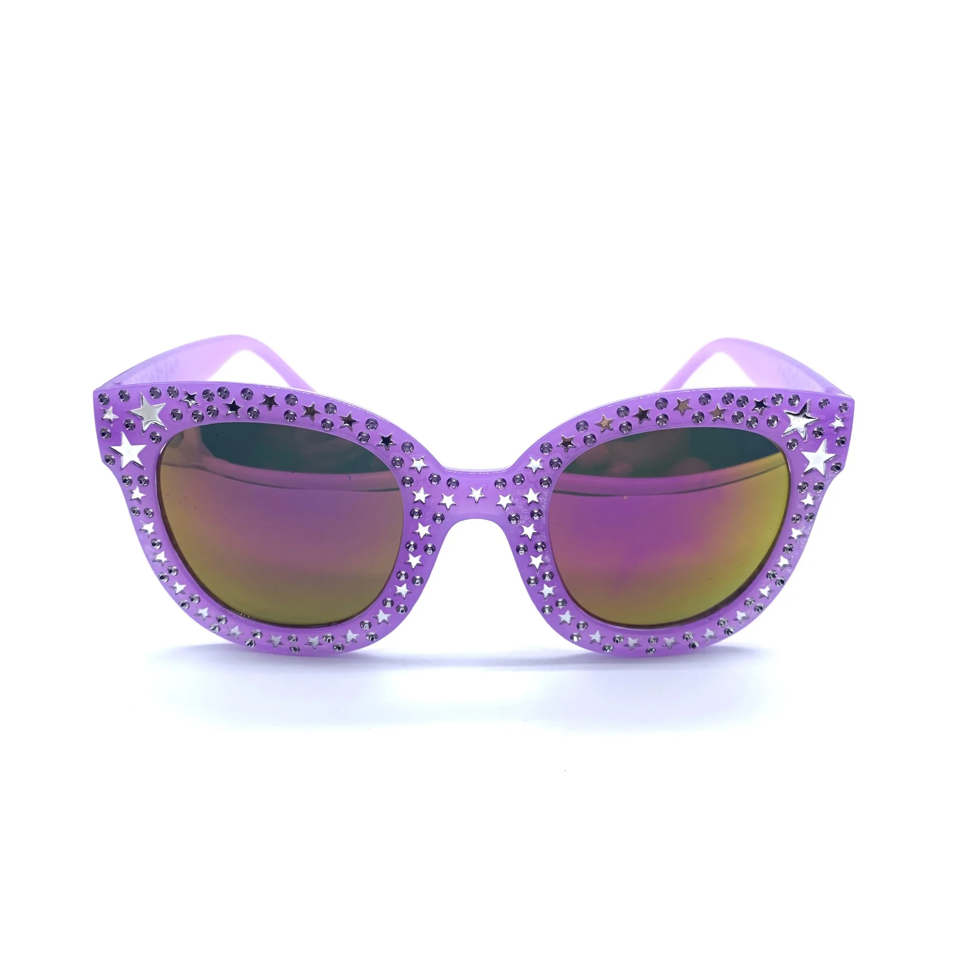 Color Film Lovely Full Frame Glasses Frame Round Face Colorful Children Sunglasses Fashion Frame Sunglasses UV