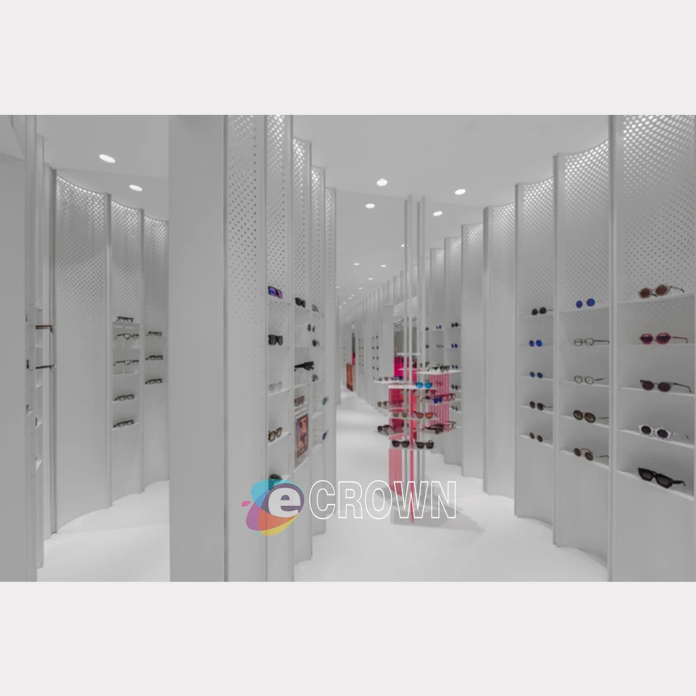 Uk Finished wood sunglass eyewear showcase eyewear shop For Sale ODM