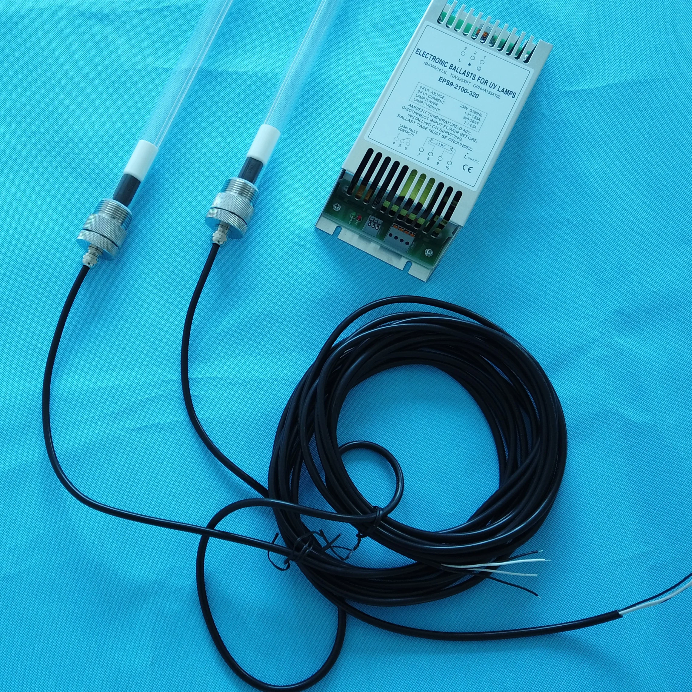 High Power waterproof UV germicidal lamp 40W to 320W Industrial 185nm 254nm Ozone Ultraviolet Light uvc Sanitizer System