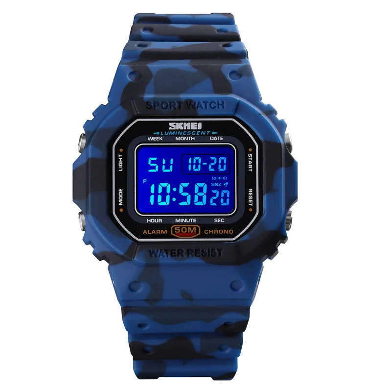 SKMEI 1608 children  digital watch instructions colorful light watches water resistant cheap watch for kids