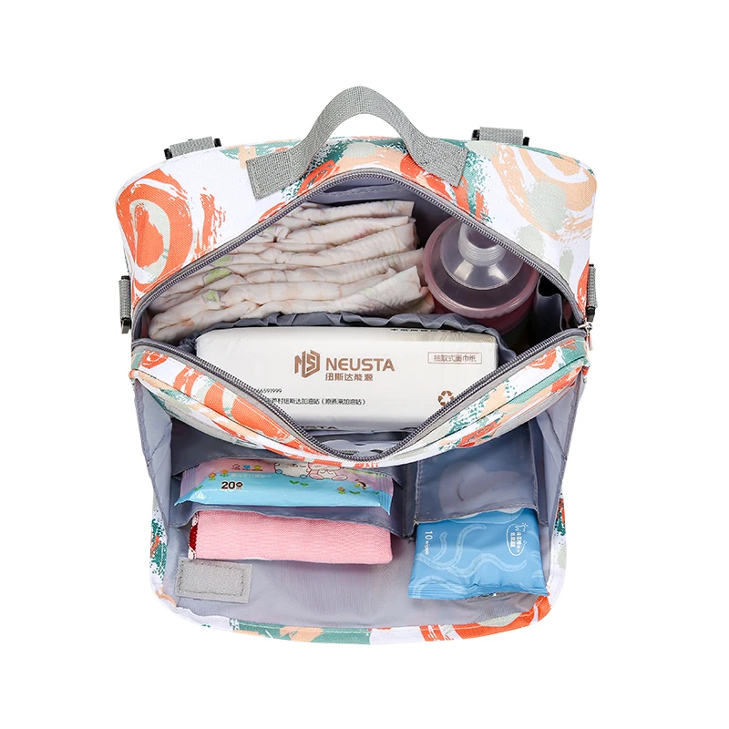 In stock mother multifunctional shoulder outside yummy mummy diaper refill bag for women stroller organizer