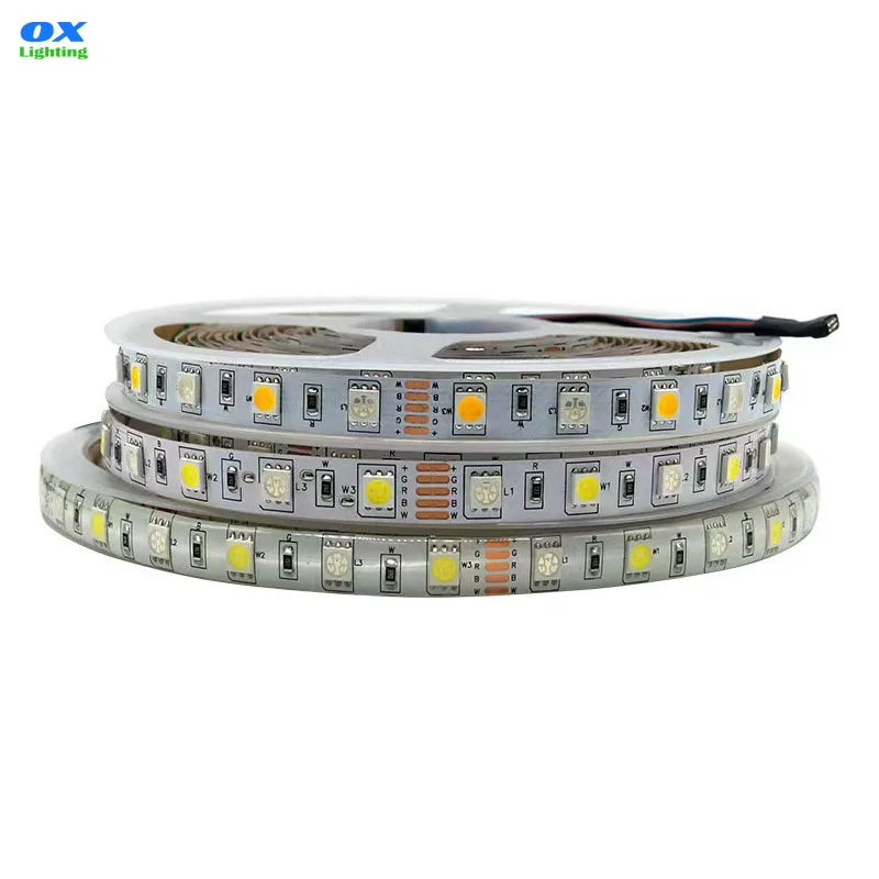 5 в 12 В 24 RGB Светодиодная лента 5050 Красный Синий Зеленый Желтый Розовый IP65 SMD 30 60 120 светодиодные ленты