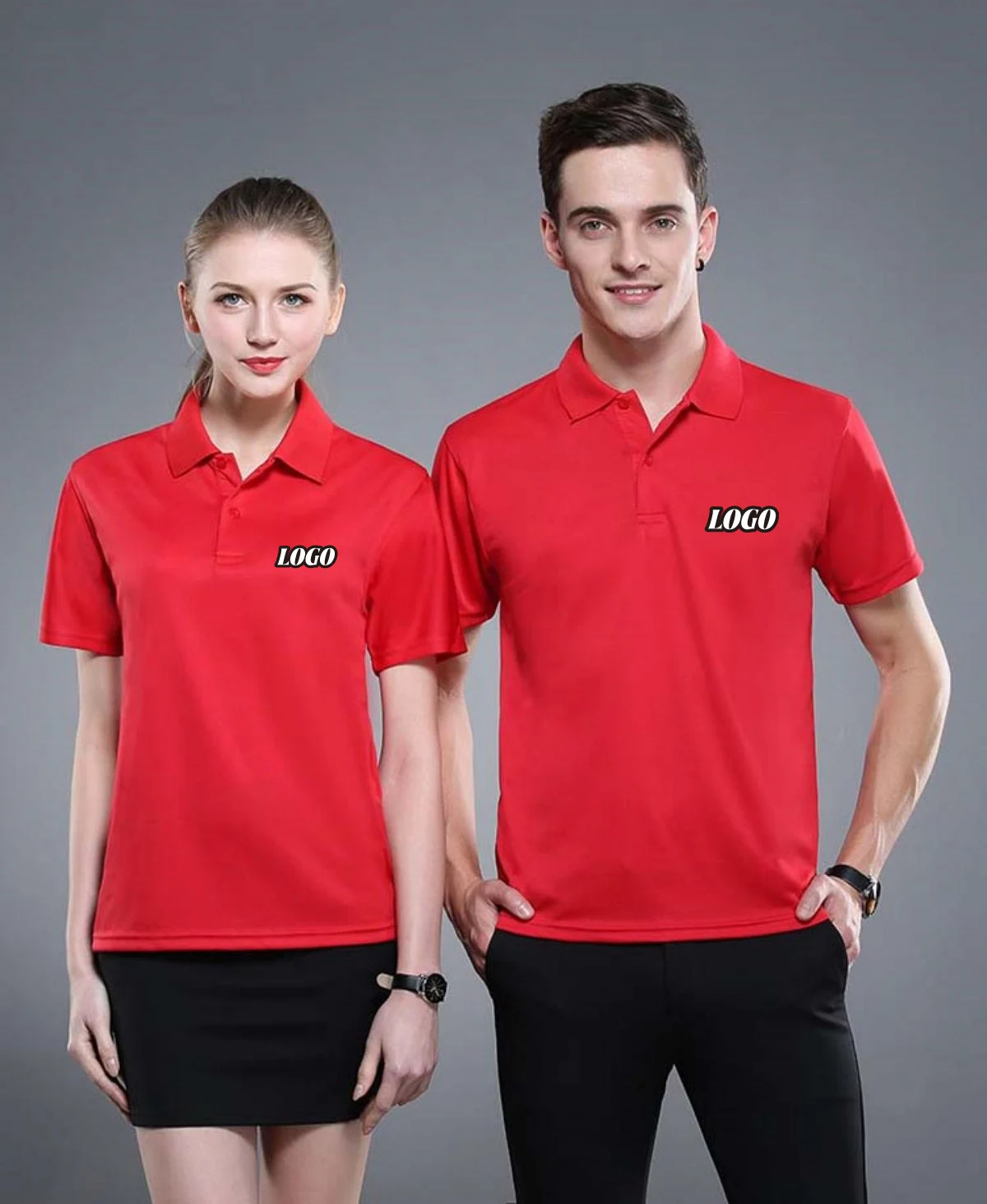 Promotional Custom Polo Shirts 100% Polyester Golf Polos T Shirt Customized Logo QUICK DRY Sublimation Polo Shirt  For Men