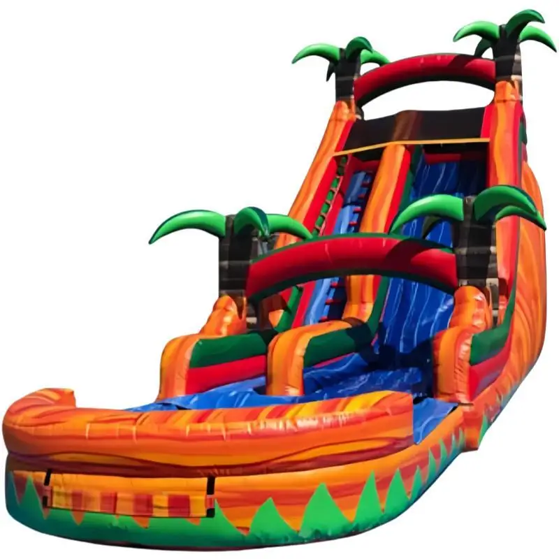 Commercial  Water Slide Jumpers Bouncer Backyard Bounce House Castle Adult Kids Inflatable Water Slide For Swimming Pool
