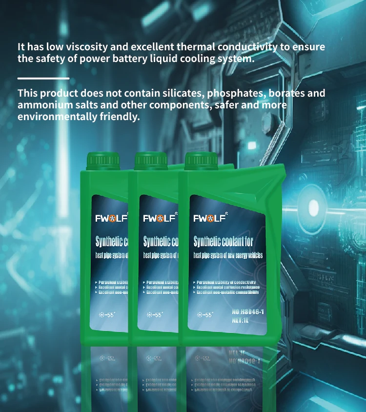 Premium 1L Synthetic Coolant for New Energy Vehicles Premium Antifreeze Formula in Liquid Form