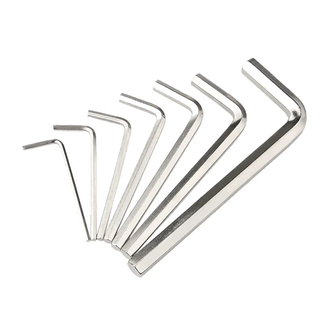 Customized L shape hex key wrench hex allen wrench 3mm 5mm 6mm