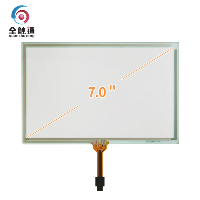 4 провода сопротивления сенсорный экран 7 дюймовая панель G + F конструкция подходит для сенсорного экрана экспресс-почты сканирующий пистолет